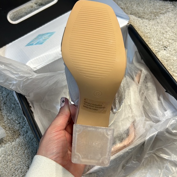 FASHION NOVA - Yeah I Said It Heeled Sandals - Nude - Picture 9 of 9